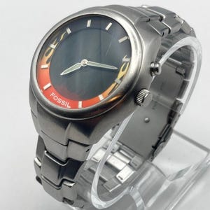 Fossil Big Tic Flame Animation JR-8115 Men's Watch 39mm - New Batteries Works image 9