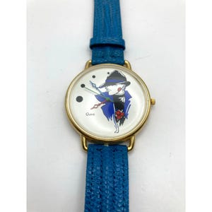Unique Art Illustrated Vintage Women's Watch 44mm - New Battery Adjustable image 5