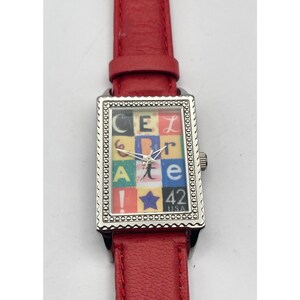 Arjang and Company Postage Stamp Women's Watch - Fresh Battery - Adjustable WR image 3