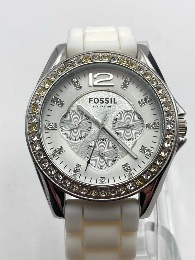 Fossil Riley ES2344 Women's Watch 38mm - Fresh Battery - WR 100m Adjustable image 7