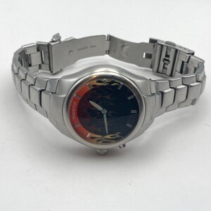 Fossil Big Tic Flame Animation JR-8115 Men's Watch 39mm - New Batteries Works image 3