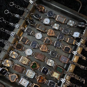 Handmade Punk Gold Watch Choker Necklace, Y2K Watch Jewelry, Grunge Clock Jewelry, Unisex Watch Choker Necklace,Vintage Watch Jewelry Gift