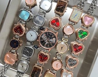 Vintage Punk Multicolor 5-Uhr Uhr Choker Halskette, Schmetterling Grunge Schmuck, Y2K Uhr Schmuck, Unisex Uhr Choker Halskette Geschenk.