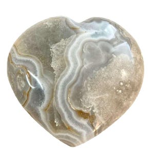 FLOWER AGATE Heart