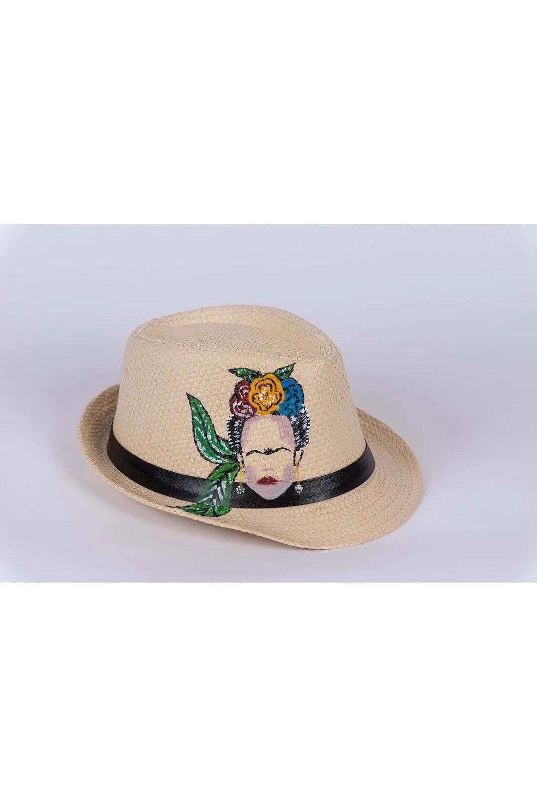 Artisanal Hat Frida Medallion Suede Navy Blue 603666 main image 0