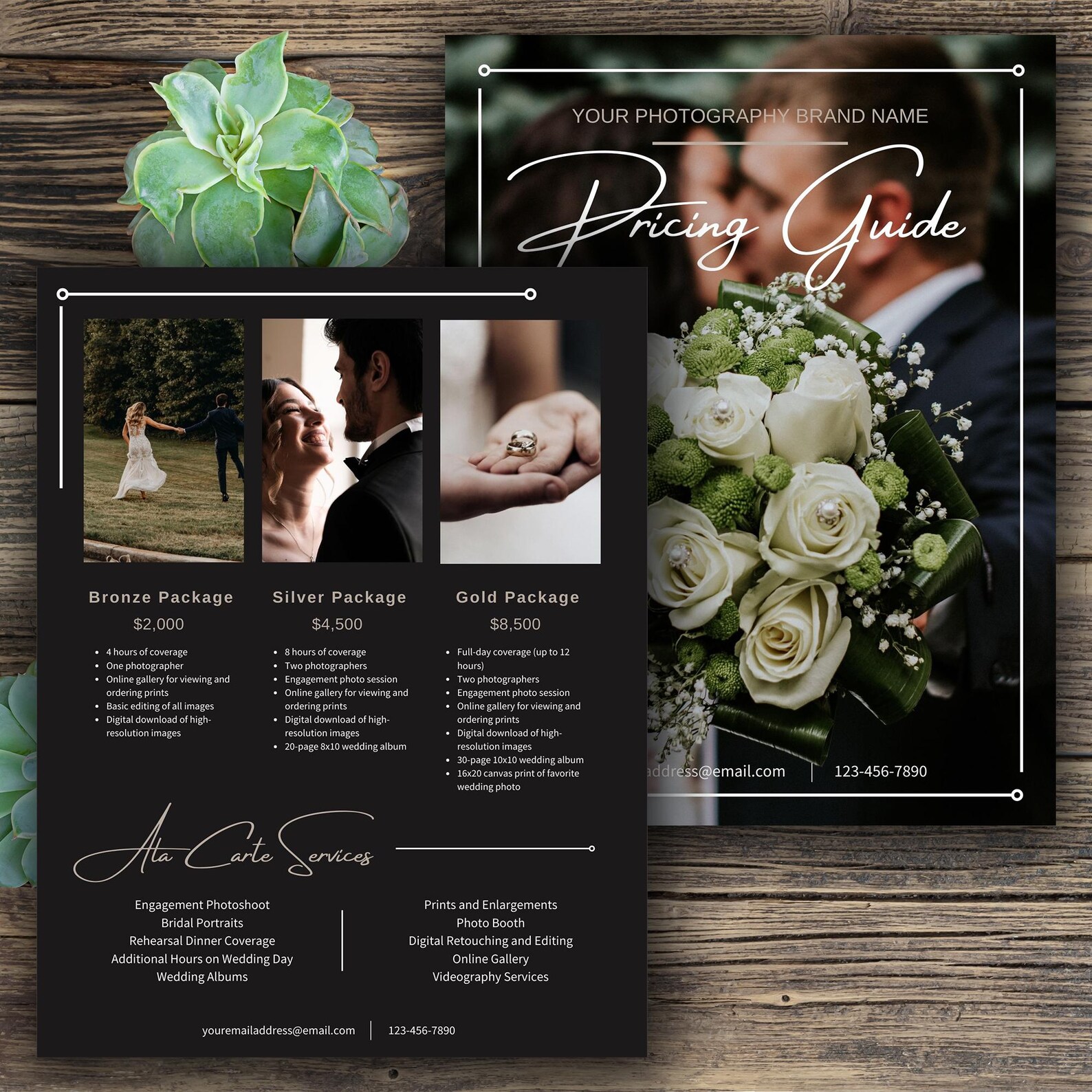 Photography Rates Per Hour Brochure.pdf Wedding Photography Pricing Guide Template for Event Photographer ...