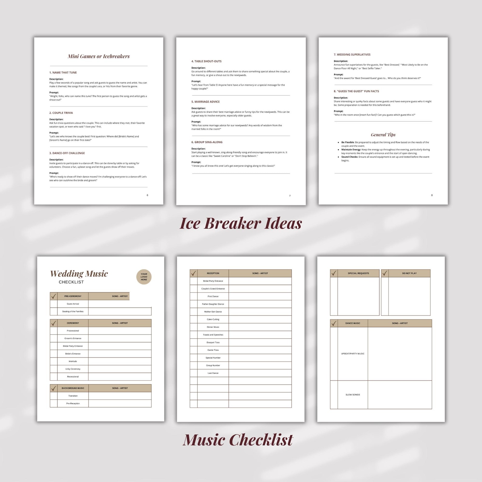 Wedding DJ Script Template Google Docs, Pre-written Wedding DJ Ceremony ...