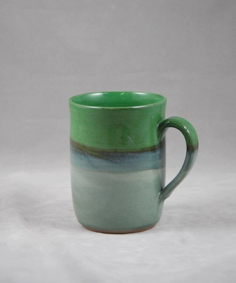 Monster Mug in Greens Holds 28 oz Etsy