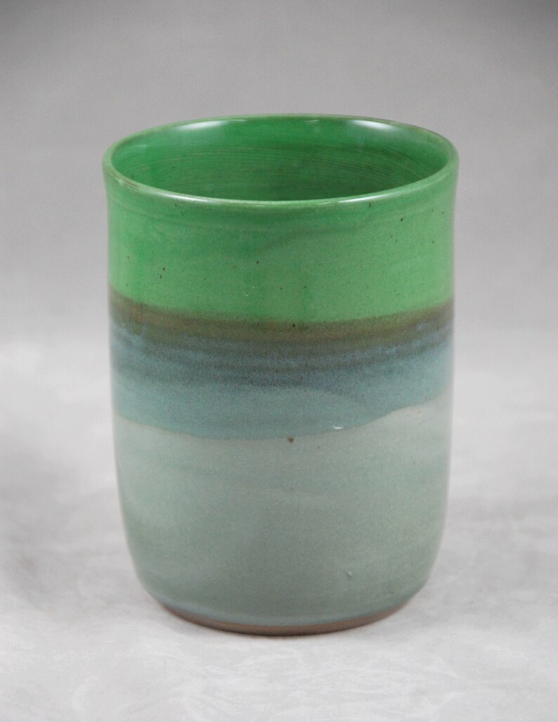 Monster Mug in Greens Holds 28 oz Etsy