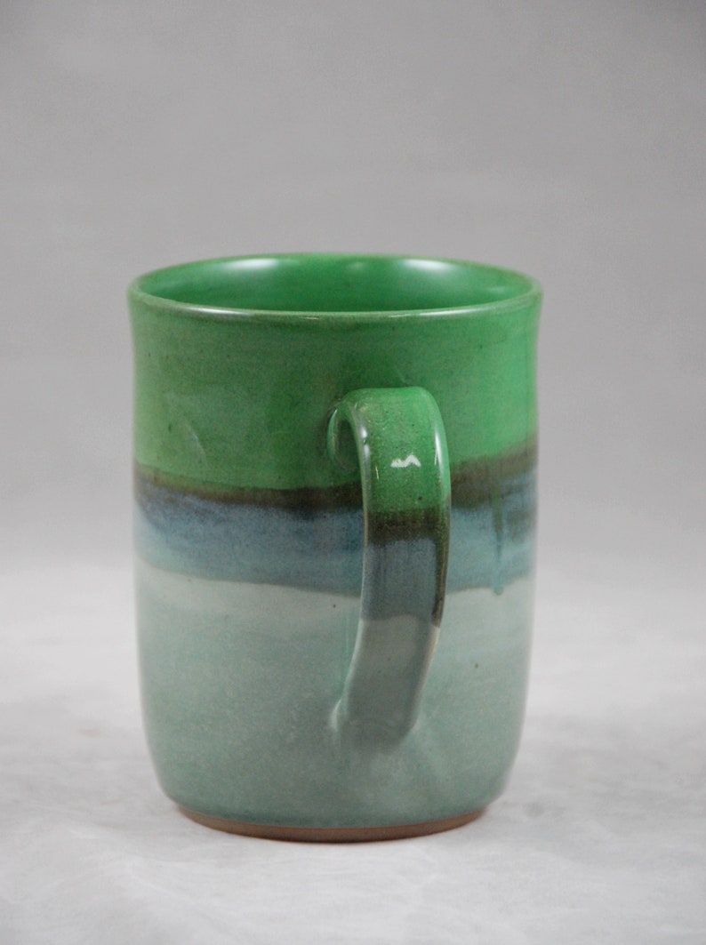 Monster Mug in Greens Holds 28 oz Etsy