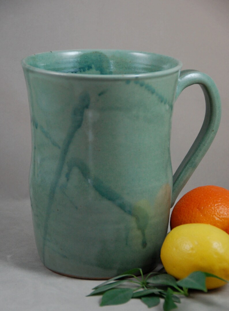 Compost Jar HUGE in Aqua for Kitchen Composting Gifts for Etsy