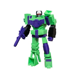 Transformers G1 Devastator - 3D Printed Robot Model: Articulated Combiner (DIY or Assembled)