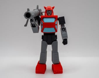 Zestaw modeli Transformers G1 Cliffjumper: Robot przegubowy drukowany w 3D, zabawka do samodzielnego montażu lub samodzielnego montażu