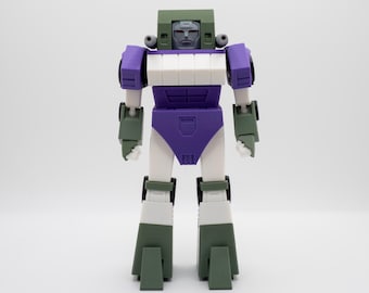 Transformers G1 Dropkick Model Kit: 3D Printed Articulated Robot, DIY or Assembled Toy