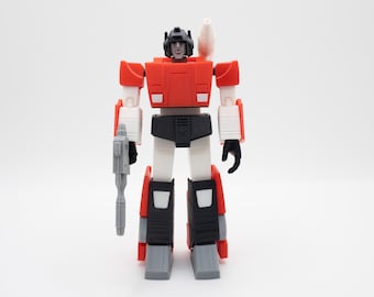 Zestaw modeli Transformers G1 Sideswipe: Robot przegubowy drukowany w 3D, zabawka do samodzielnego montażu lub samodzielnego montażu
