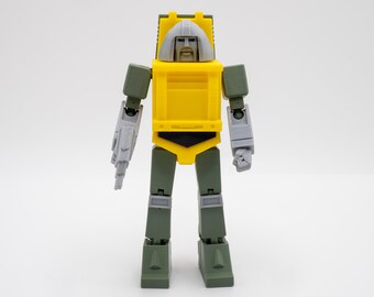 Transformers G1 Brawn-modelkit: 3D-geprinte gelede robot, doe-het-zelf of gemonteerd speelgoed