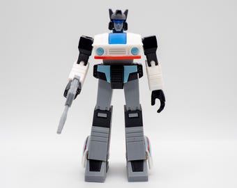 Zestaw modelarski Transformers G1 Jazz: Robot przegubowy drukowany w 3D, zabawka do samodzielnego montażu lub samodzielnego montażu