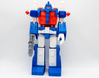 Transformers G1 Ultra Magnus-modelset: 3D-geprinte gelede robot, zelfgemaakt of gemonteerd speelgoed