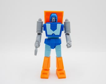 Transformers G1 Huffer-modelset: 3D-geprinte gelede robot, doe-het-zelf of gemonteerd speelgoed