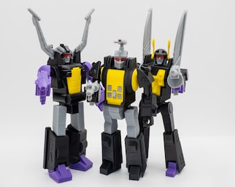 Transformers G1 Insecticons: doe-het-zelf of geassembleerde gelede 3D-geprinte bom, granaatscherven, smeergeld