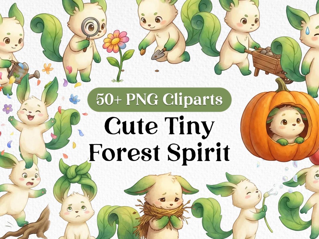 cute-tiny-forest-spirit-clipart-bundle-50-kawaii-leaf-sprite-fantasy