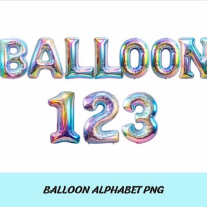 Party Balloons Colourful  Alphabet Png Font Colourful Balloons Letters Png Party Balloons Font Balloons Alphabet Png