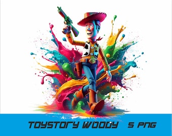5 PNG Toy Story Woody  Png Woody Splash and Watercolor Png Toy Story  Transparent PNG file for Sublimation