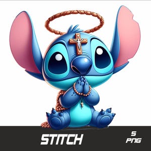 5 PNG Stitch  Png Stitch Splash and Watercolor Png Stitch Transparent PNG file for Sublimation