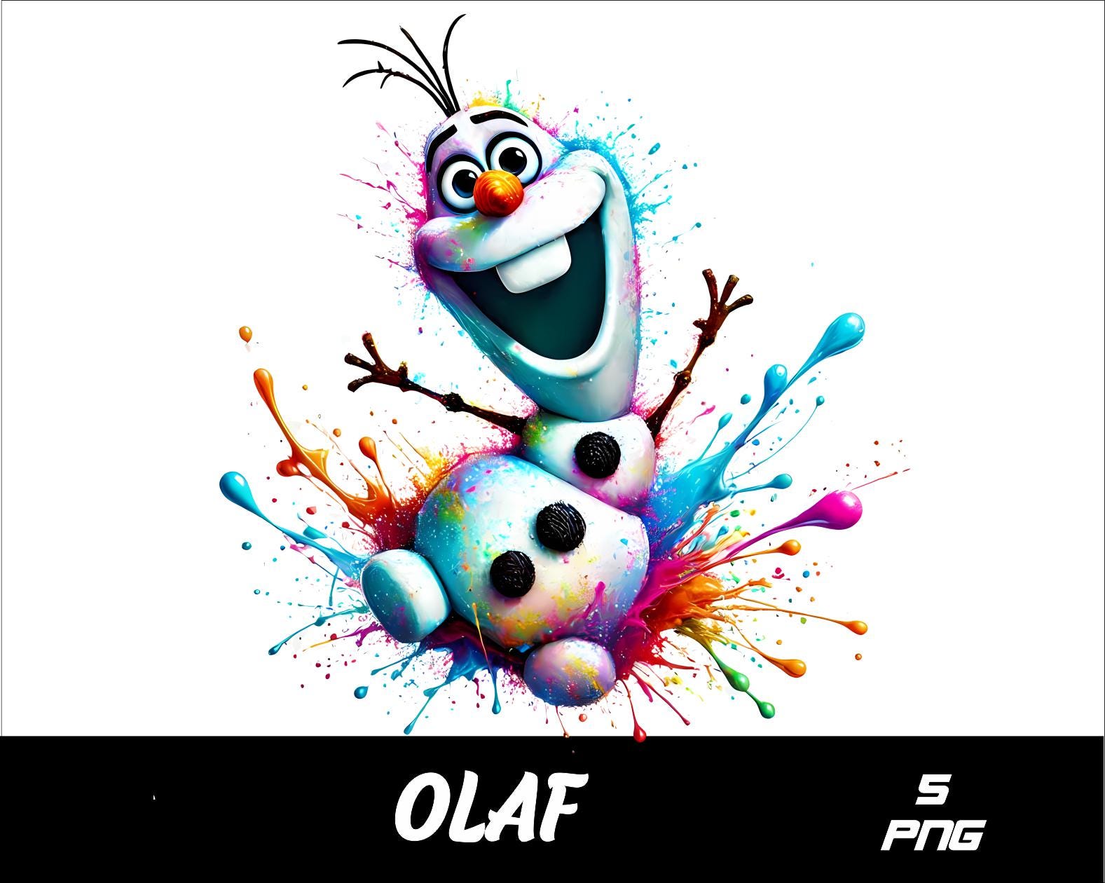 5 PNG Olaf Png Olaf Splash and Watercolor Png Olaf Transparent PNG File ...