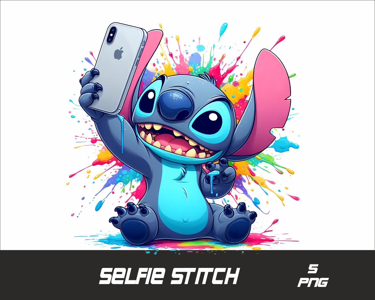 5 PNG Selfie Stitch Png Stitch Splash and Watercolor Png Selfie Stitch ...
