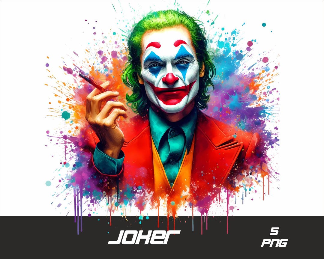 5 PNG Joker Png Splash and Watercolor Png Joker Transparent PNG File ...