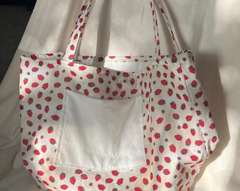 Large Tote Bag - Reversible
