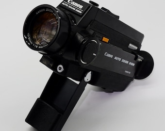 ¡En perfecto estado! Cámara Canon 318 M Super 8 / Película probada y funcionando.