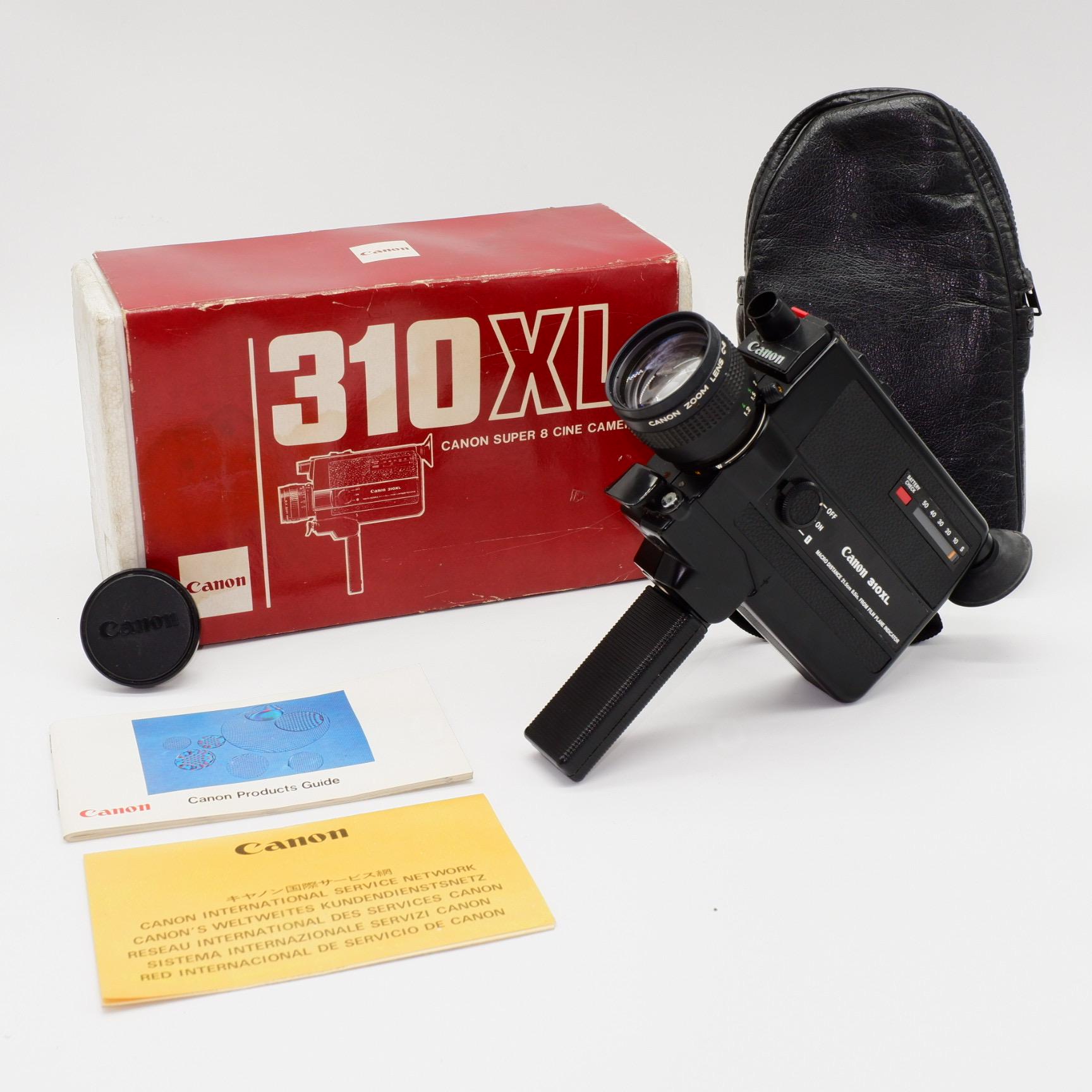 canon af310xl-s テープ付き Canon AF 310 XL-S loading Super 8 film and batteries on Super 8
