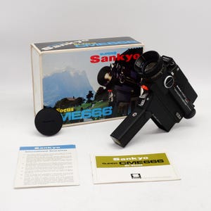 Sankyo CME666 Super 8 Camera | Original Box | Film Tested & Working