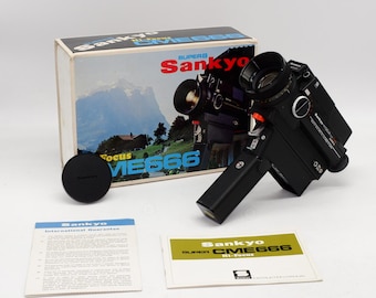 Sankyo CME666 Super 8 Camera | Original Box | Film Tested & Working