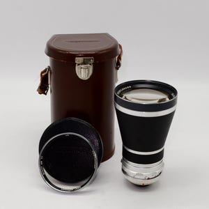 Objectif Voigtländer Super Dynarex 1:4/200 mm + étui d'origine | État neuf
