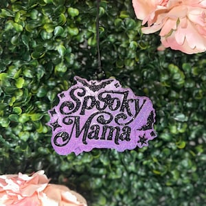 Griezelige mama | Halloween-frisdrankje | Halloween-autoaccessoires | Spookachtig autodecor