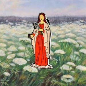 St. Maria Goretti Lapel Pin – Patron Saint of Purity and Forgiveness