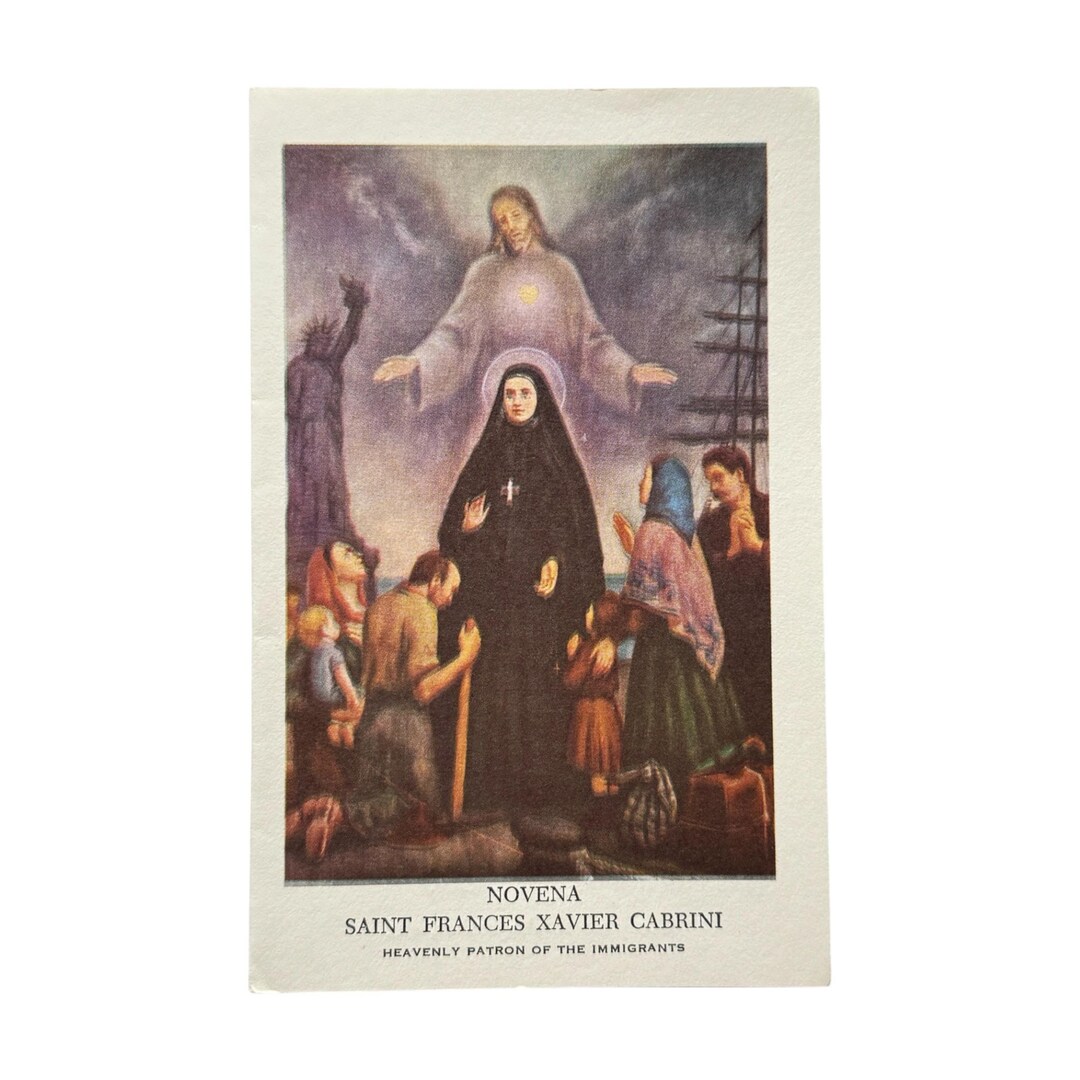 St Frances Xavier Cabrini Vintage Novena and Prayer Folder Patron of ...