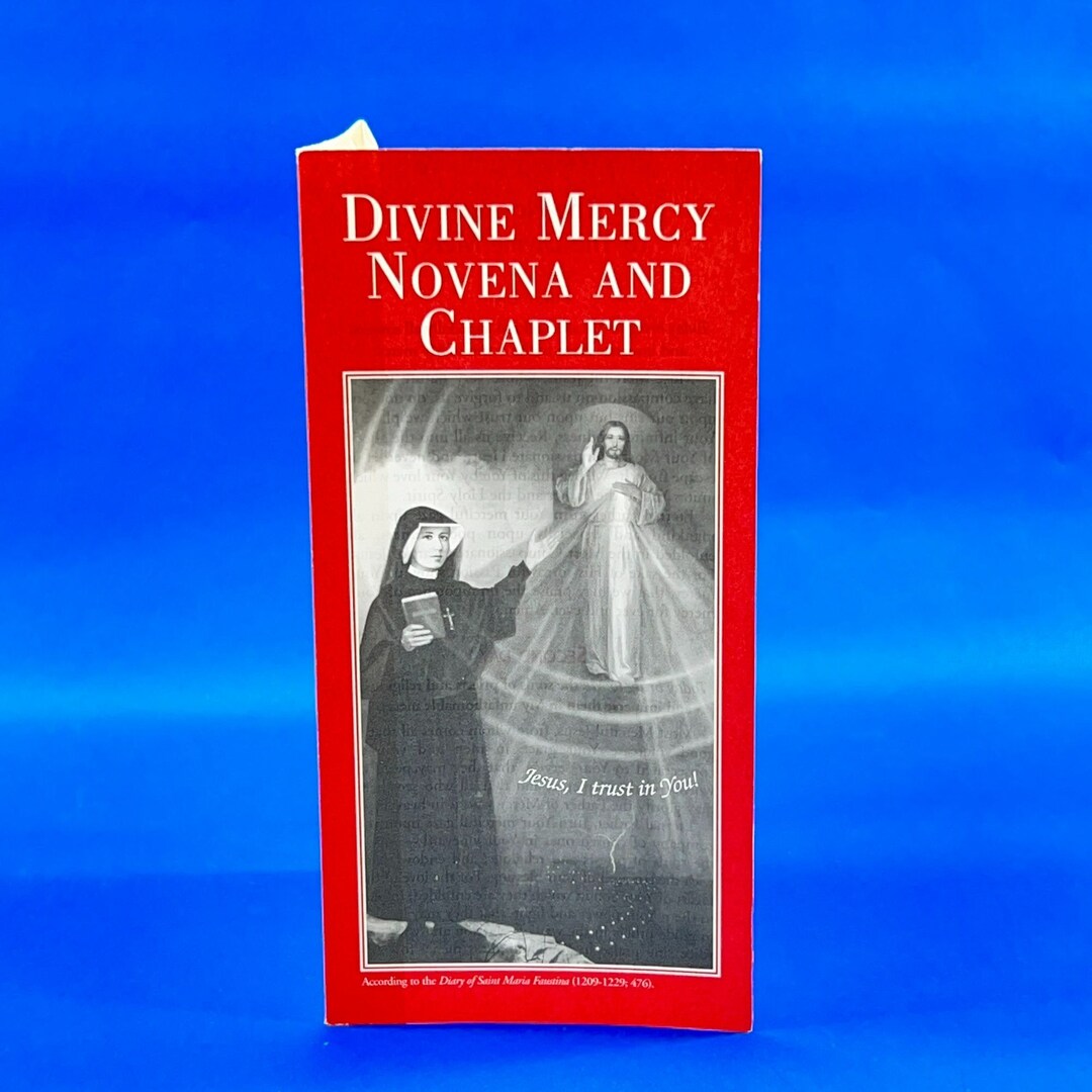 Divine Mercy Novena Chaplet Prayer Pamphlet 1993 Marian Press - Etsy