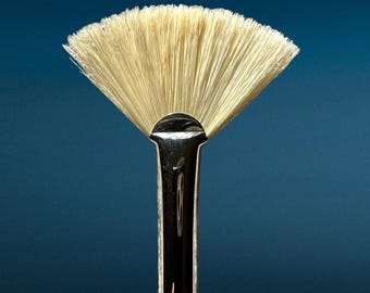 Grumbacher Paint Brush Vintage New # 7713 Sz 6 Fan 8 1/2&quot; Long Made in USA