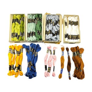 DMC Mouline Special French Embroidery Floss Vintage Mixed Lot 75 Skeins France