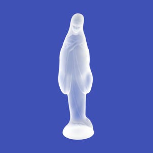 Glass Mary Statue - Etsy