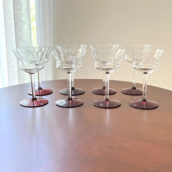 Etched Glass Stemware Pattern Etsy