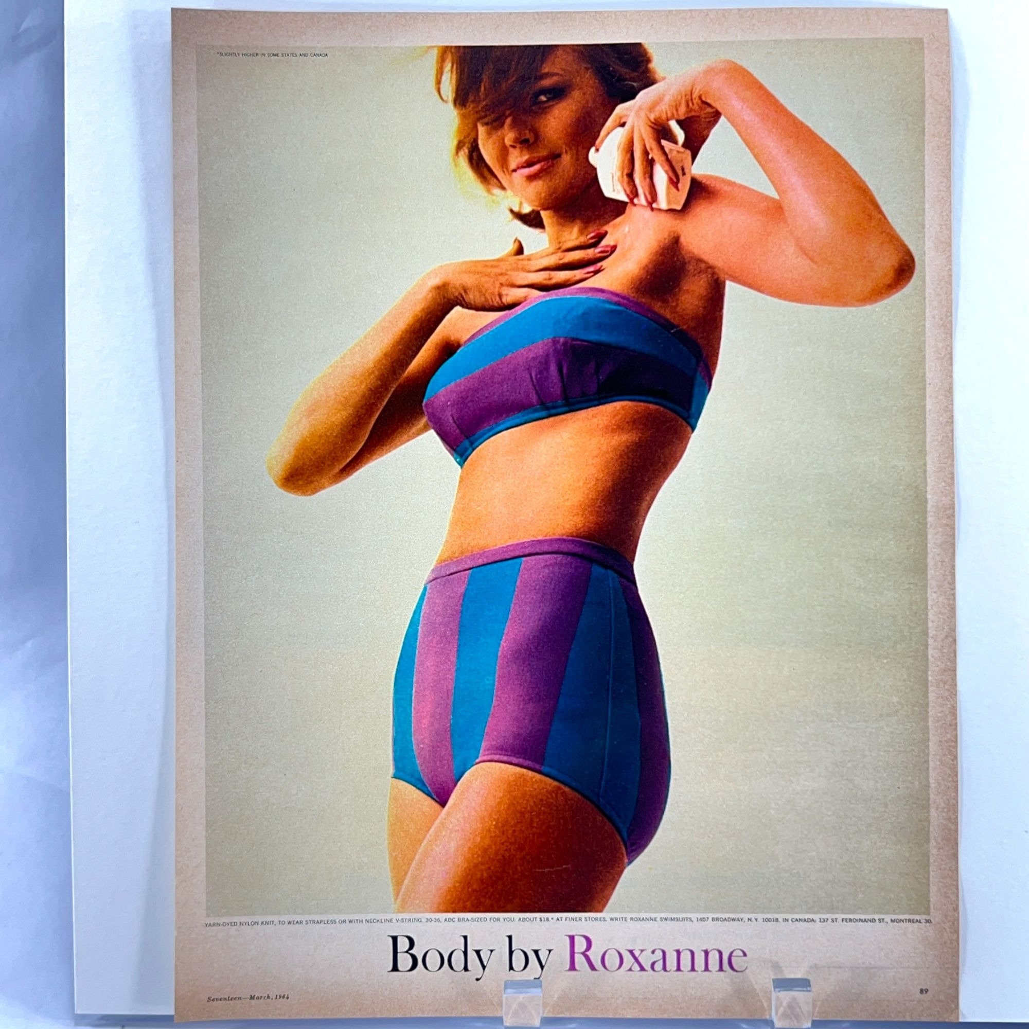 1966 Vassarette Print Ad, Bras and Underwear Advertisement