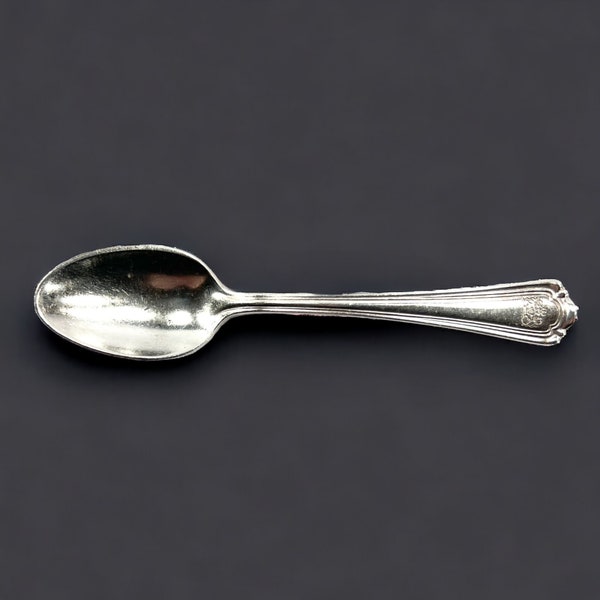 Congress Hotel Chicago Demitasse Spoon Vintage Silverplate Advertising R Wallace