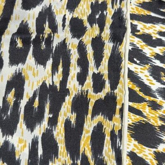 ECHO Leopard Print Scarf Rectangular 15 x 46 Made… - image 7