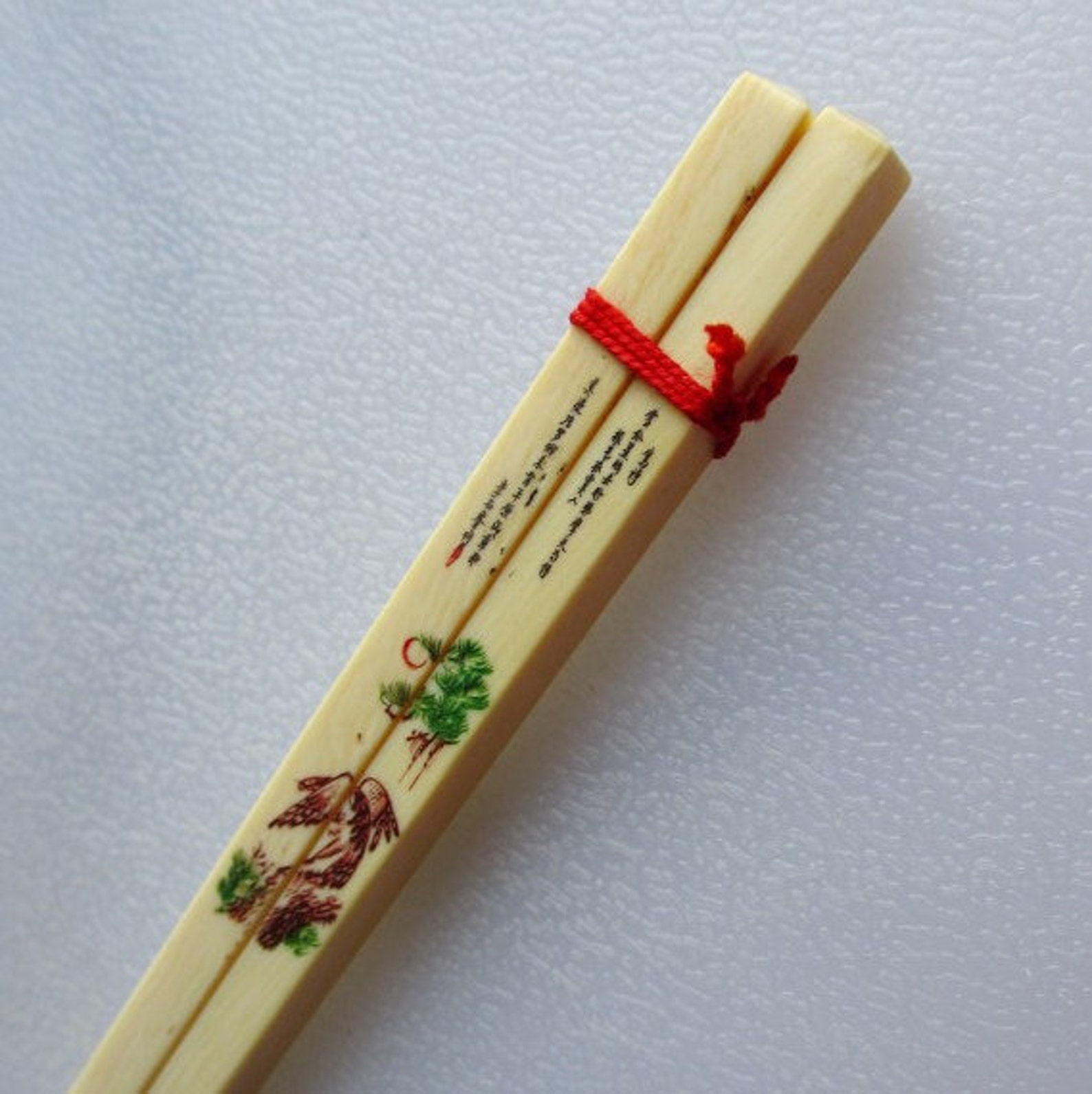 Antique Genuine Ivory Chopsticks Chinese PreBan 11 Inches Etsy