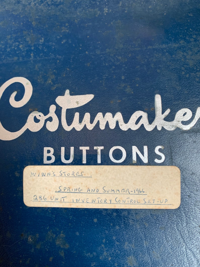 Button Sample Book Costumakers 1966 6 Pages in a Etsy